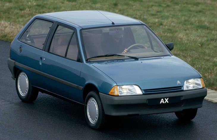 Трехдверный хэтчбек Citroen AX, 1986–1998