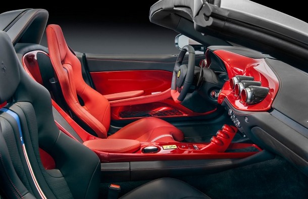 Интерьер автомобиля Ferrari F60 America