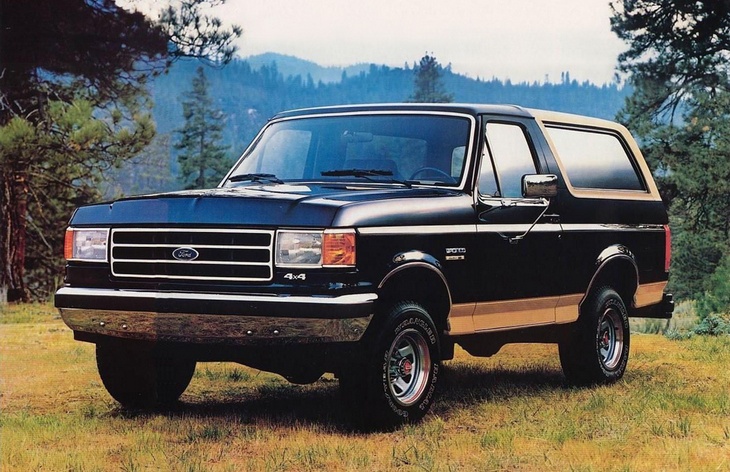 Внедорожник Ford Bronco четвертого поколения, 1987–1991