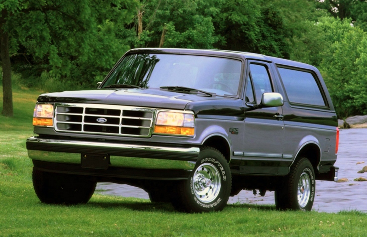 Внедорожник Ford Bronco пятого поколения, 1992–1996