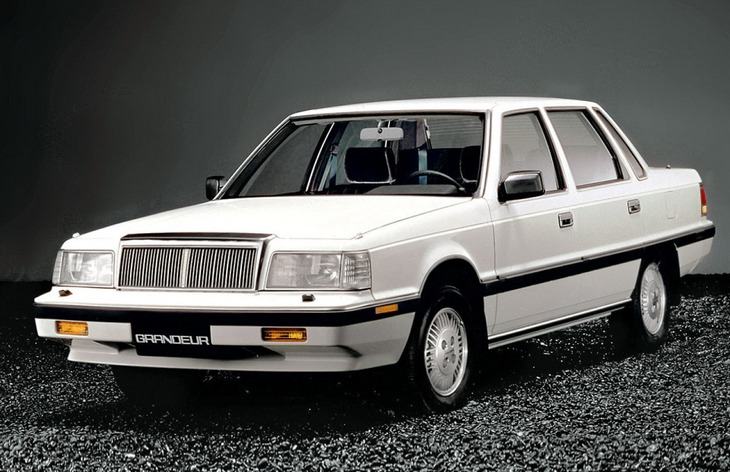 Седан Hyundai Grandeur первого поколения, 1986–1992