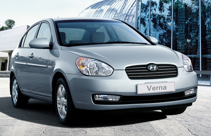 Седан Hyundai Verna второго поколения