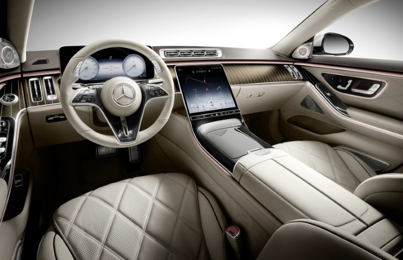Интерьер седана Mercedes-Maybach S-класса