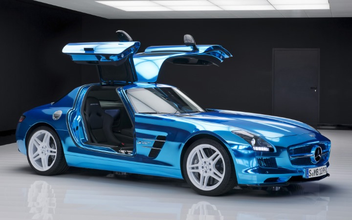 Купе Mercedes-Benz SLS AMG Electric Drive, 2013­-2014