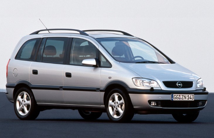 Минивэн Opel Zafira первого поколения, 1999–2005