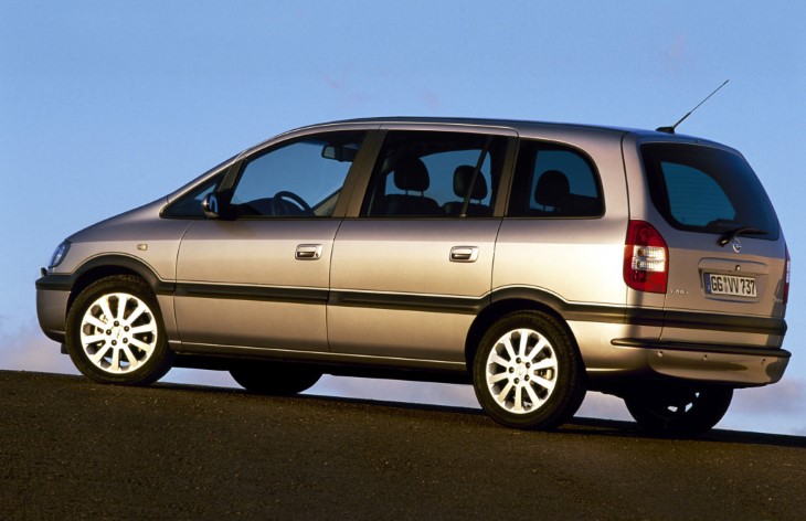 Минивэн Opel Zafira первого поколения, 1999–2005
