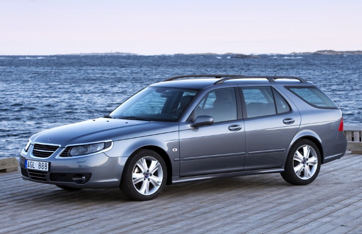 Универсал Saab 9-5 первого поколения после рестайлинга, 2005–2010