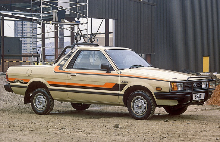 Пикап Subaru Brat после рестайлинга, 1981–1993