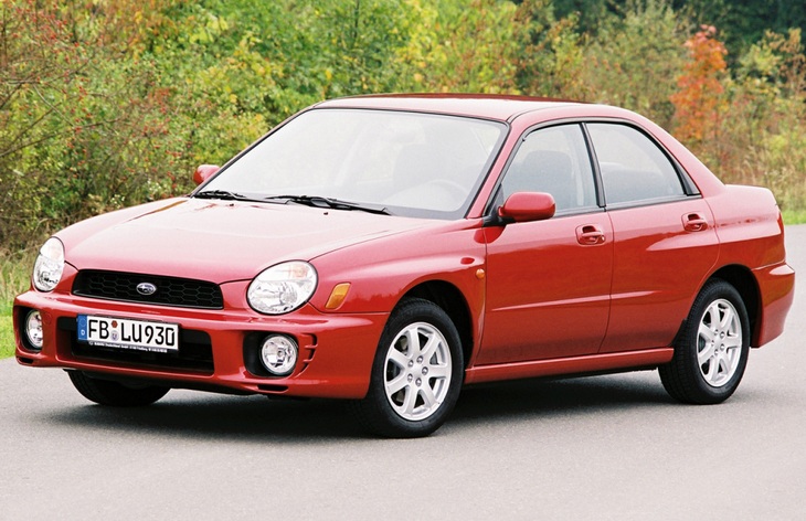 Седан Subaru Impreza второго поколения, 2000–2002