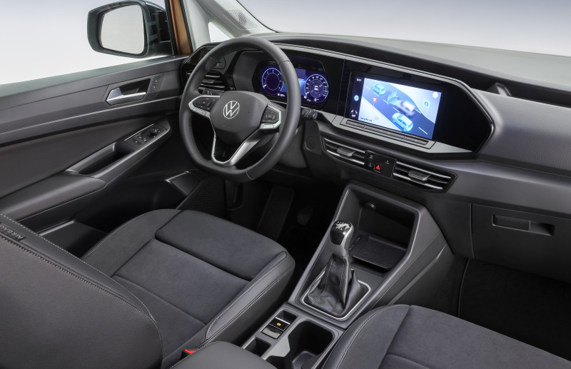 Интерьер автомобиля Volkswagen Caddy