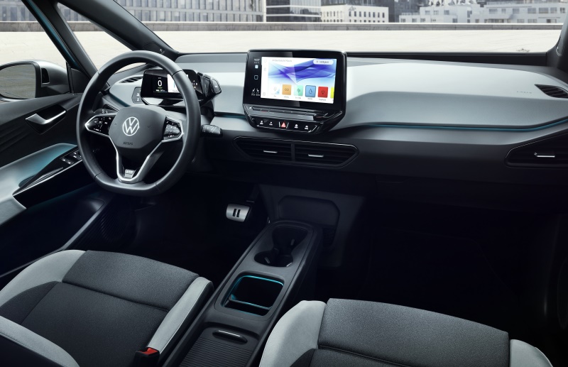 Интерьер хэтчбека Volkswagen ID.3