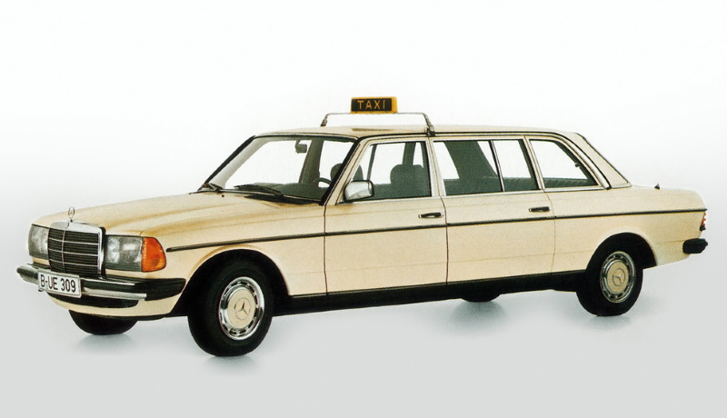 Длиннобазное такси семейства W123