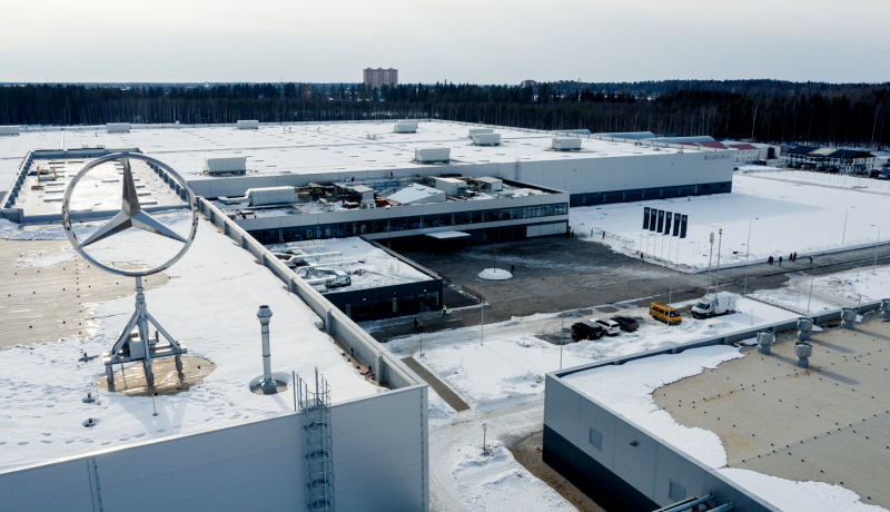 Завод Mercedes-Benz в Подмосковье начал работать в 2019 году
