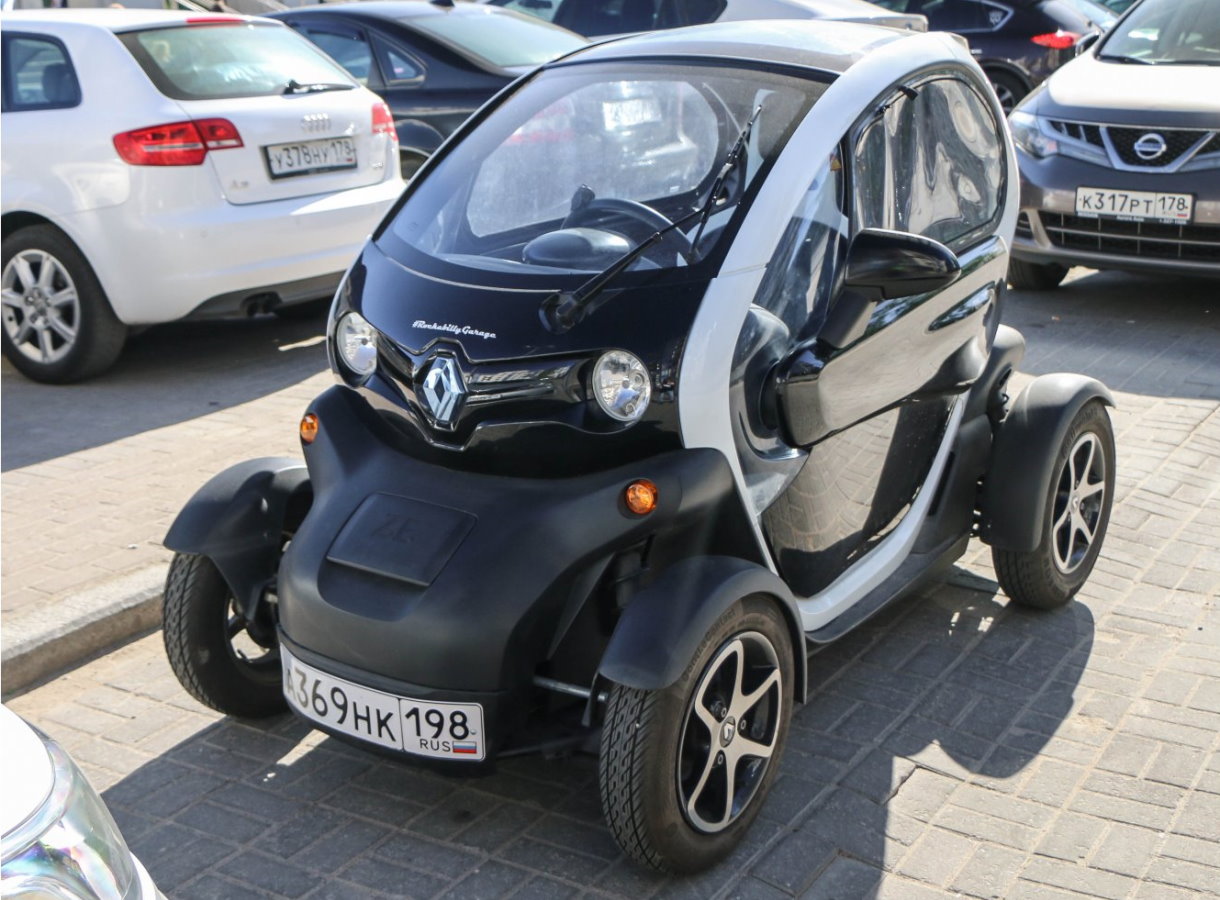 Twizy Renault вид сбоку