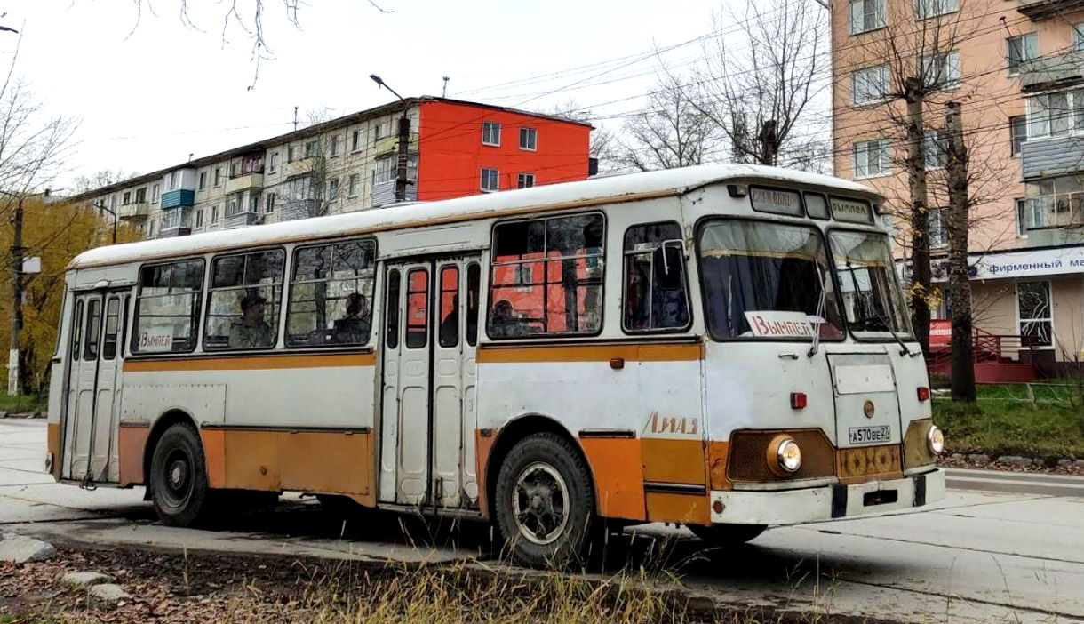 2023 год: в одном из городов России до сих пор работает древний автобус ЛиАЗ