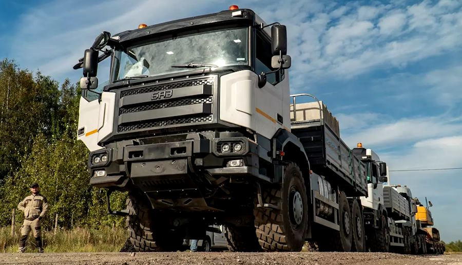 Новый российский грузовик, который делают на бывшем заводе Скании, испытали с перегрузом