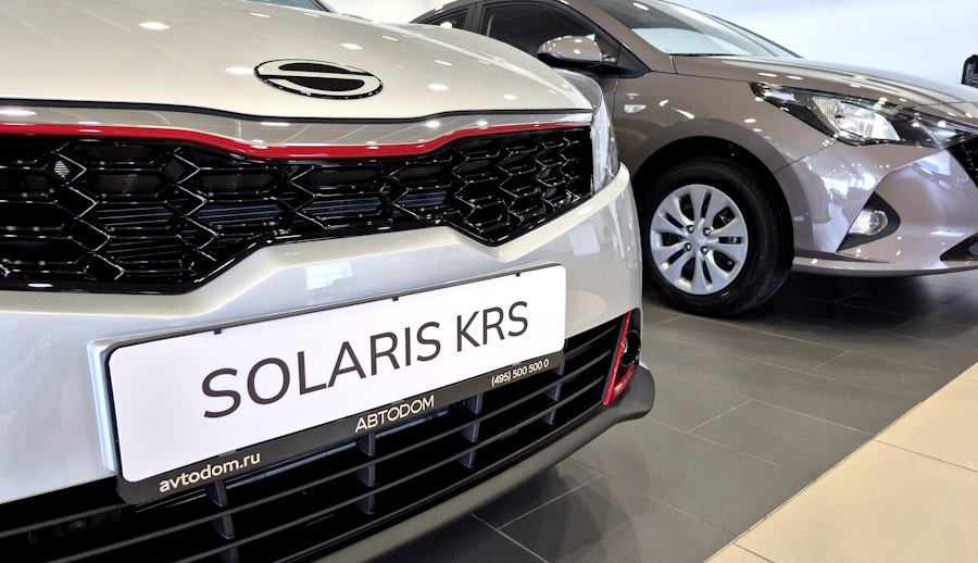 В России подорожали автомобили марки Solaris
