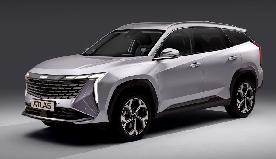 У кроссовера Джили Атлас появилась более доступная версия для России