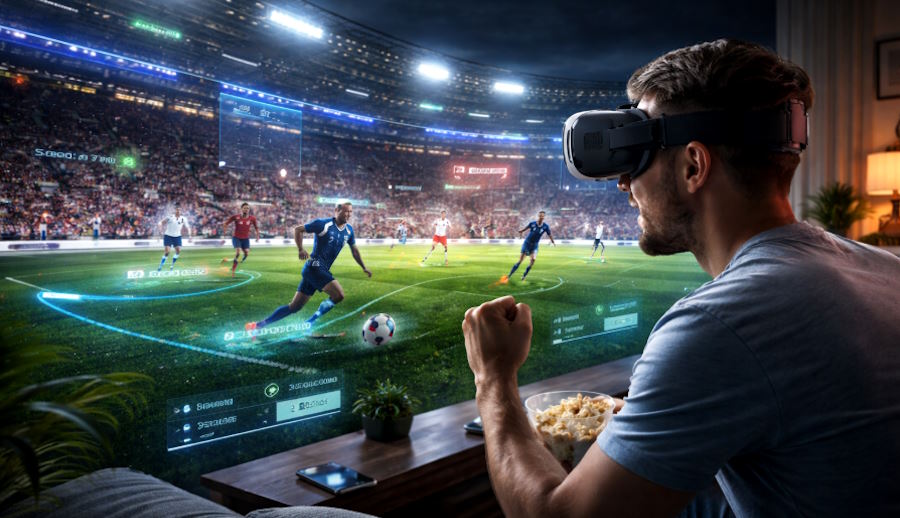 Новая эра просмотра футбола: VR и дополненная реальность в восприятии матчей