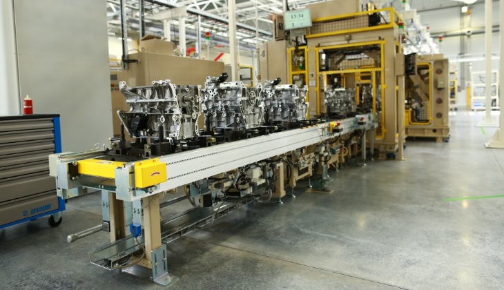На новом заводе есть участок механической обработки головки блока цилиндров, участок сборки двигателей и склад