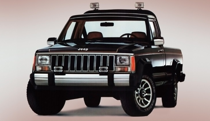 Пикап Jeep Comanche создали на основе модели Cherokee