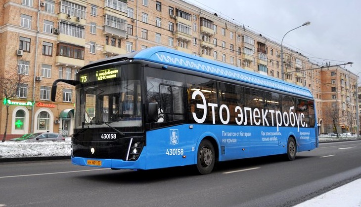 На этом фото — электробус ЛиАЗ