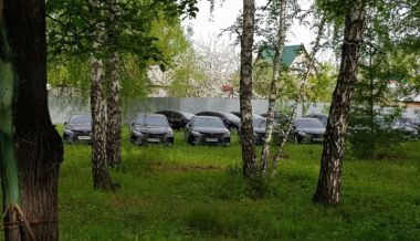 В Челябинском парке нашли стоянку с «ненужными» седанами Toyota Camry
