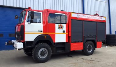 Белорусские пожарные автомобили начали отправлять в Монголию
