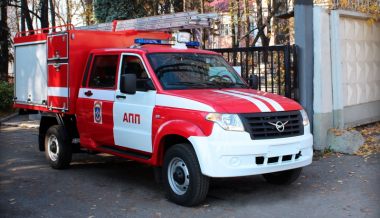 УАЗ представил новый пожарный автомобиль