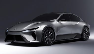 Опубликованы изображения будущего электрического седана Lexus
