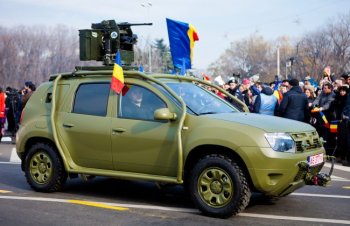 В Румынии превратили кроссовер Dacia Duster в танк