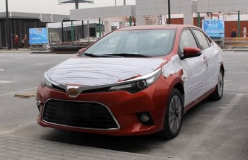Шпионы подловили китайскую версию седана Toyota Corolla