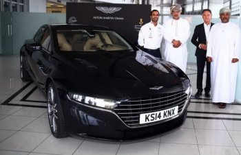 Седан Aston Martin Lagonda появился в Омане