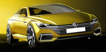 Volkswagen Passat CC приедет в Женеву в виде концепта