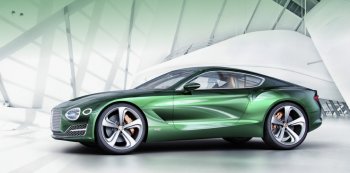 Купе Bentley EXP 10 Speed 6 показано в Женеве