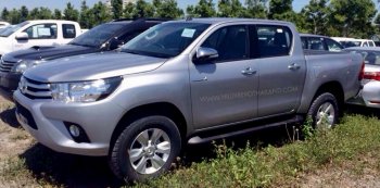 Новый пикап Toyota Hilux замечен в Таиланде