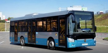 Новая модель автобуса ЛиАЗ вышла на маршруты