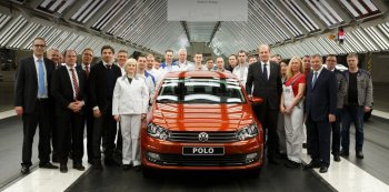 Миллионный автомобиль выпущен на заводе Volkswagen в Калуге