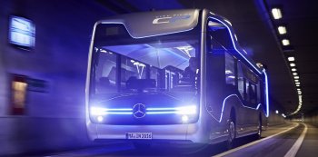 Mercedes-Benz испытал беспилотный автобус