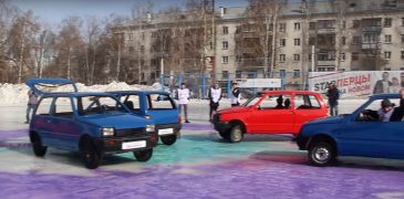 Соревнования по автомобильному кёрлингу прошли в Екатеринбурге