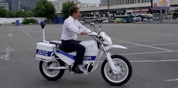  В Ижевске будут делать электрические мотоциклы для полиции