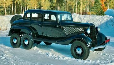 Уникальный шестиколёсный ГАЗ-25 выставили на продажу за 30 млн рублей