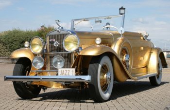 Золотой Cadillac 1931 года пустят с молотка