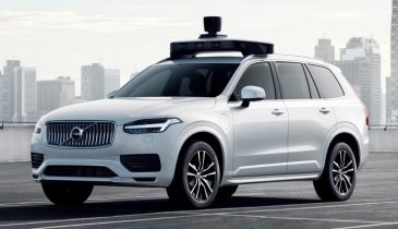 Компании Volvo и Uber представили серийный беспилотник